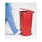 Rubbermaid Commercial 23 gal. Rectangular Trash Can FG614600RED - alternate 4